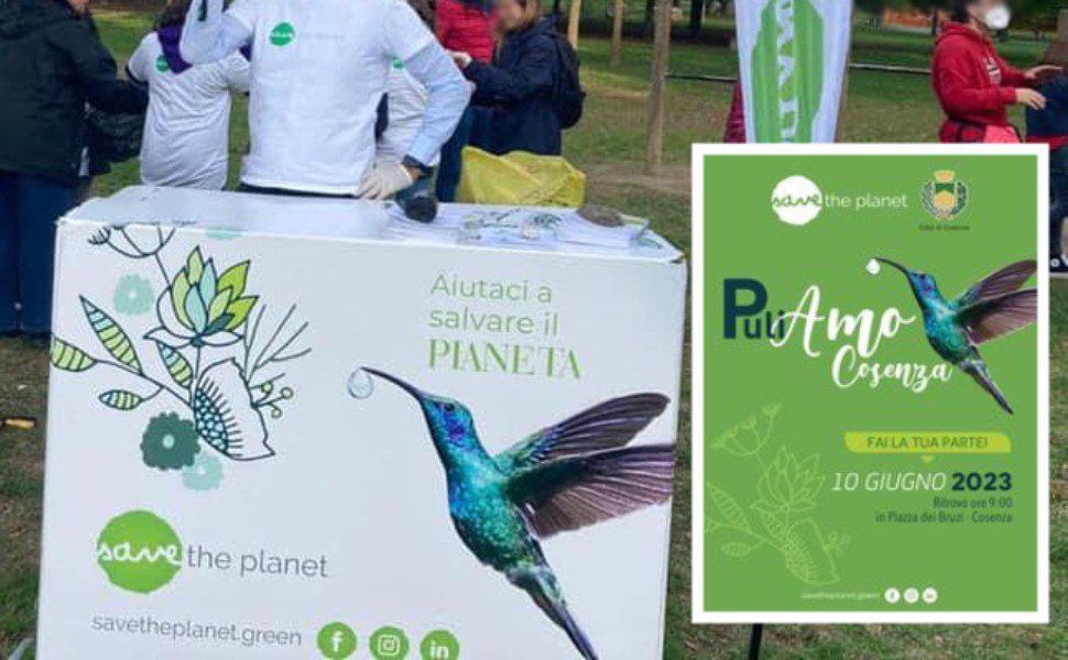save the planet puliamo cosenza