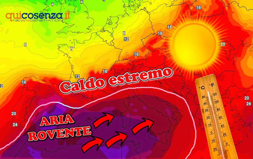 Caldo Estremo Calabria