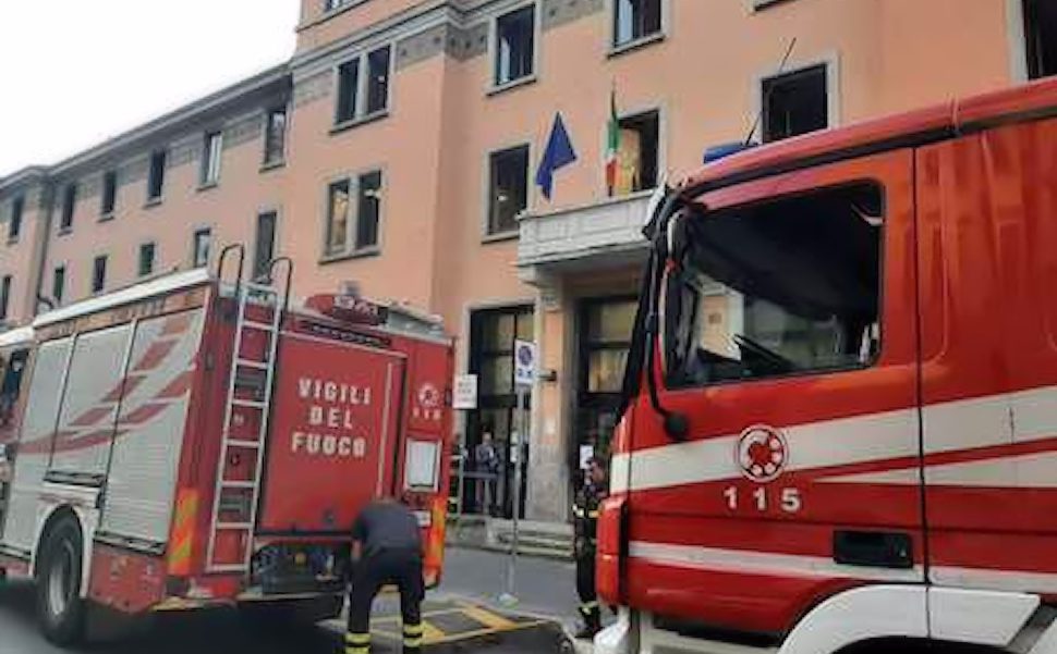 Incendio in una casa di riposo Milano