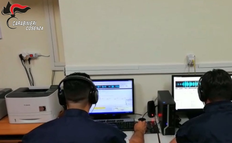 carabinieri cosenza intercettazioni