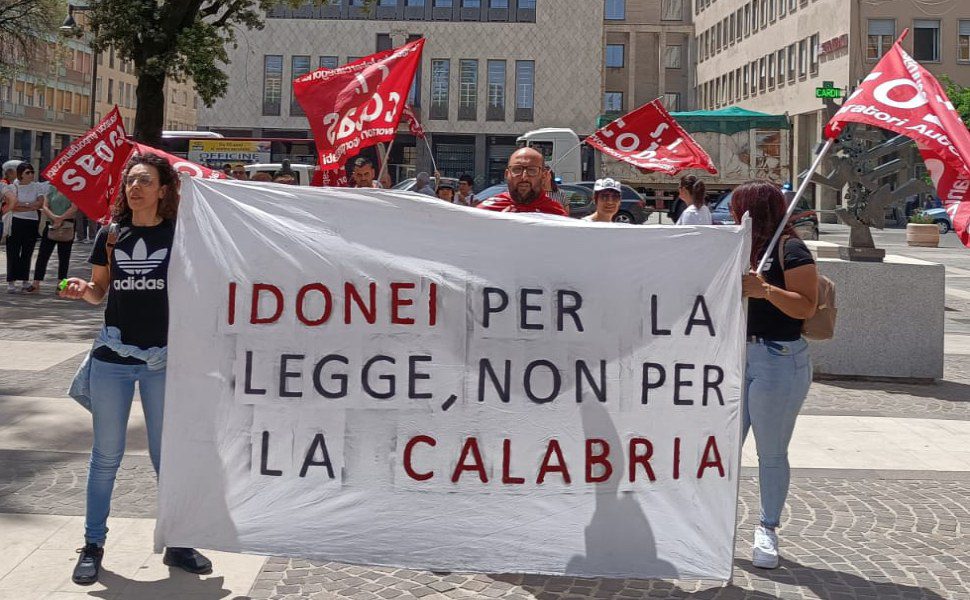 manifestazione si cobas cosenza sanita 01