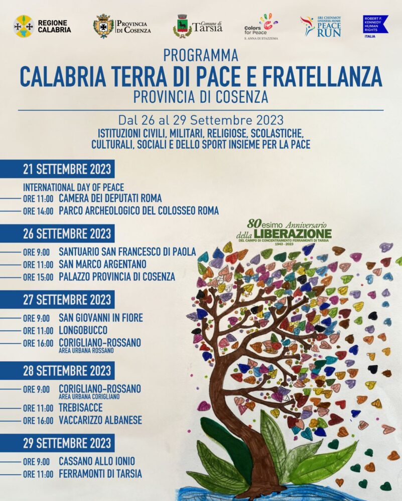 calabria terra di pace e fratellanza