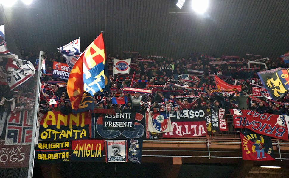 Genoa Cosenza tifosi Cosenza