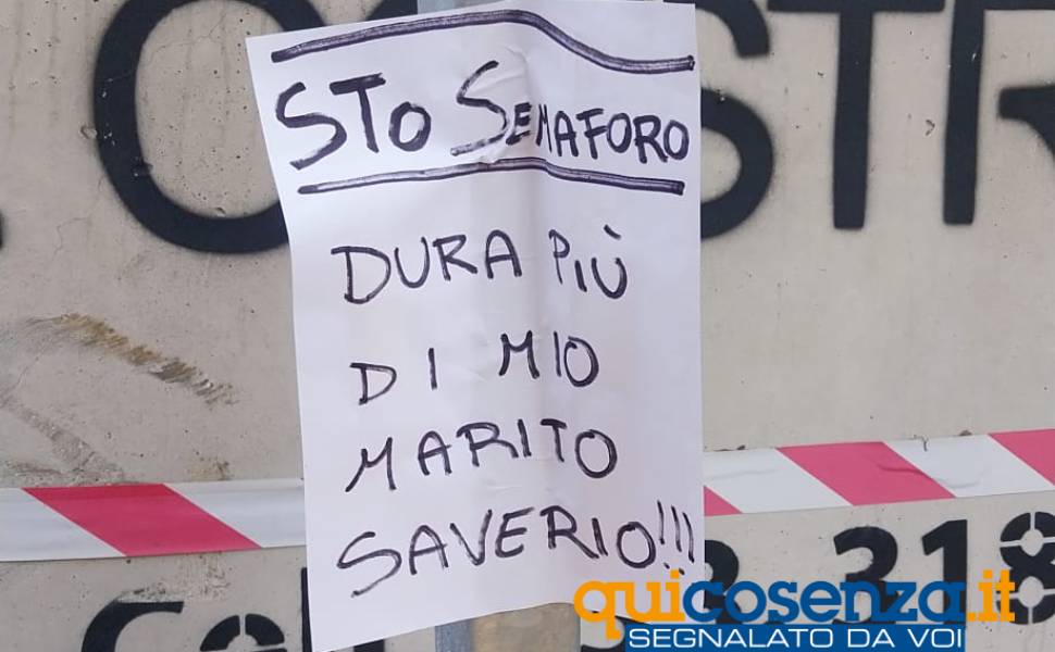 semaforo cosenza tredici canali