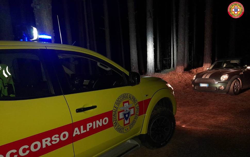 soccorso alpino ricerca fungaiolo sila