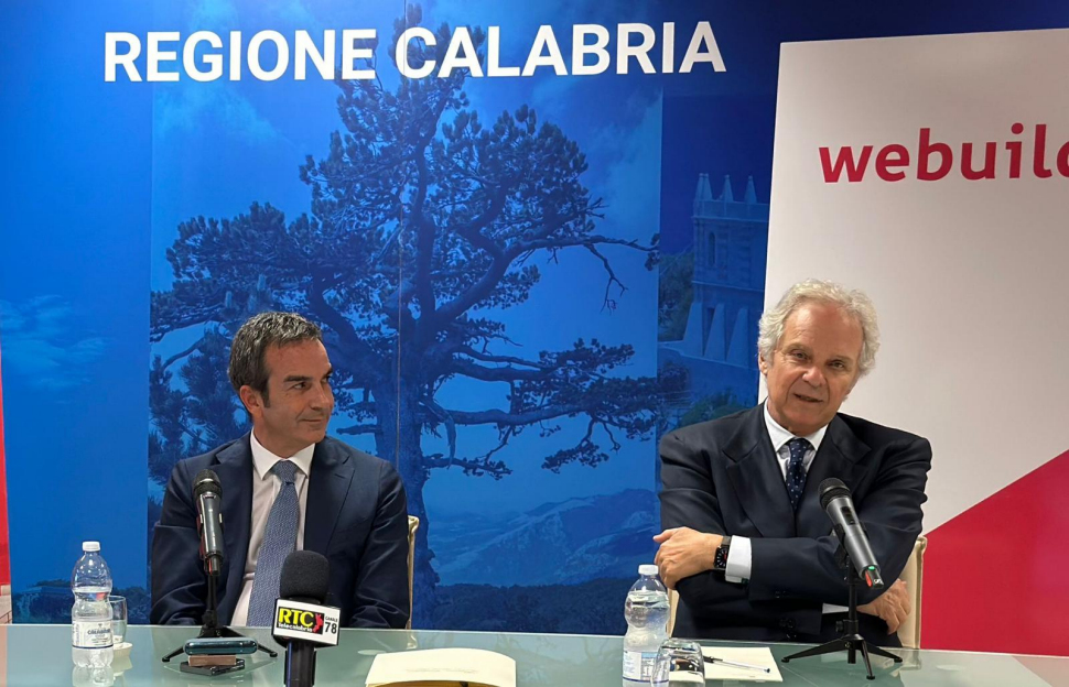 Webuild Calabria accordo