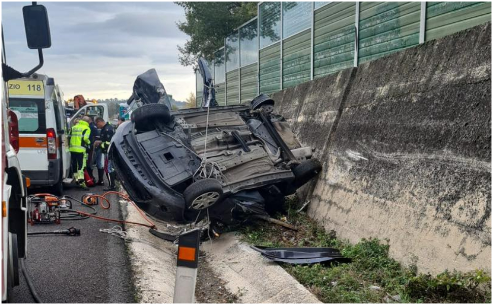 incidente A1_foto Messaggero Frosinone