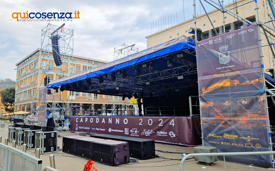 Capodanno 2024 palco giorgia