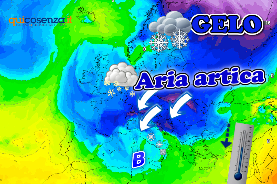 Epifania 2024 freddo artico - neve sila