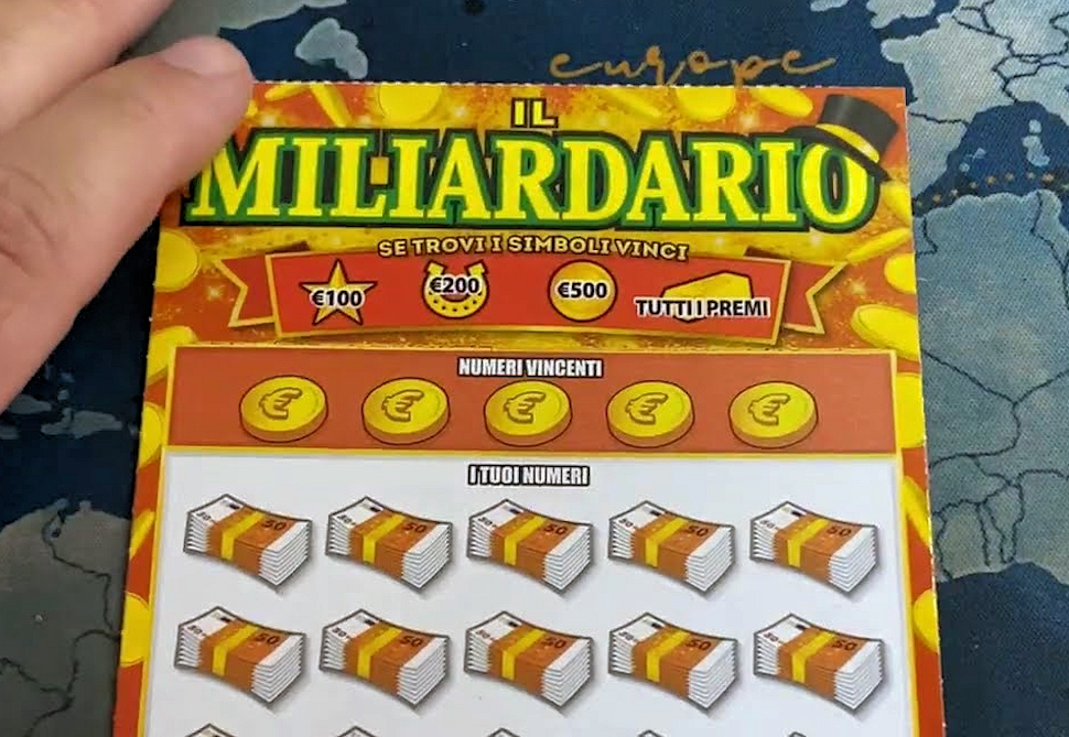Miliardario gratta e vinci