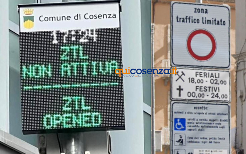 ZTL Cosenza varchi