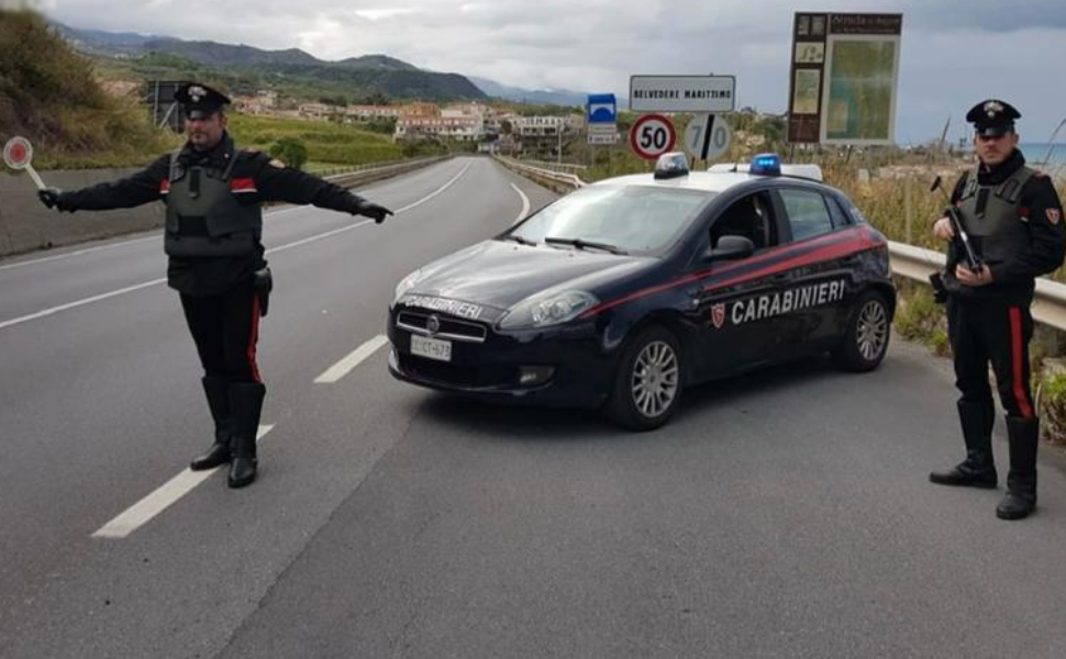 carabinieri scalea a belvedere marittimo