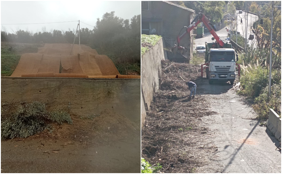 lavori portapiana costone frana cs