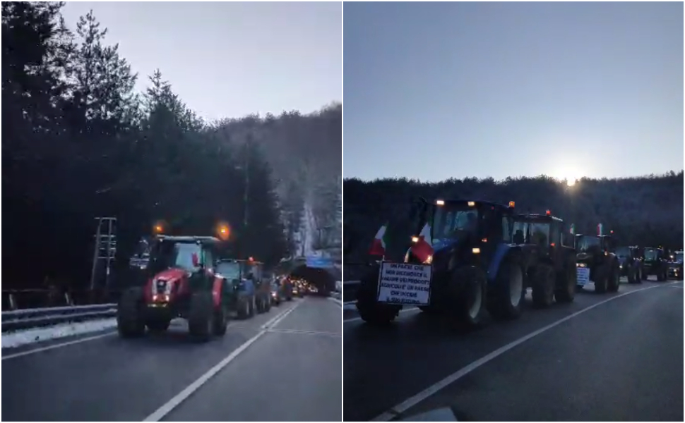 trattori protesta sila agricoltori