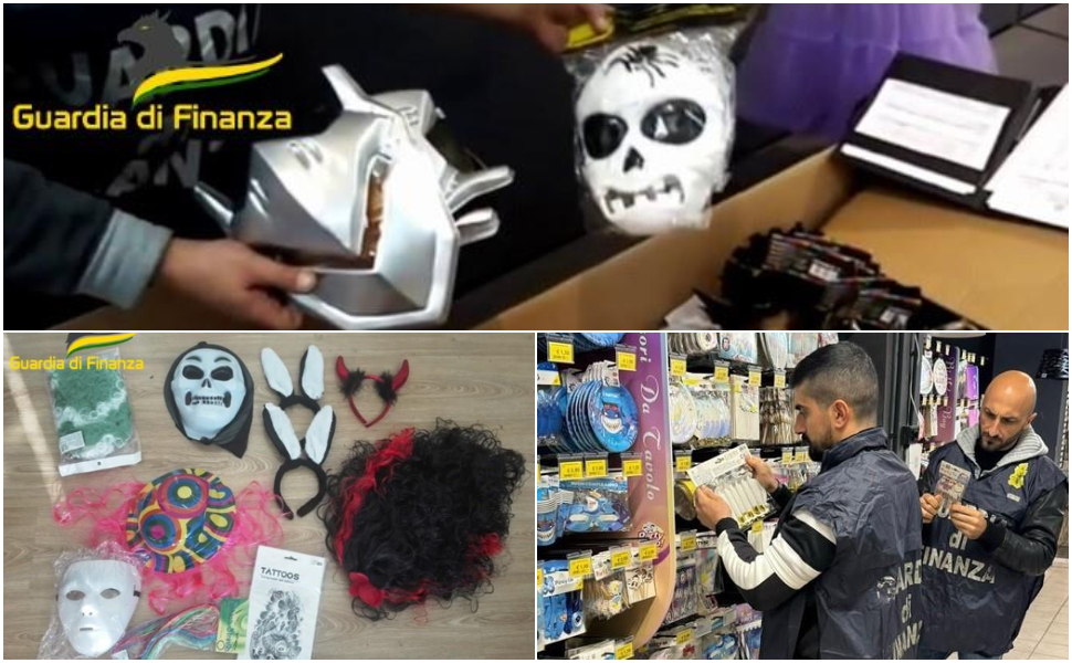 La Guardia di Finanza sequestra oltre 10.000 maschere e accessori di  Carnevale non sicuri