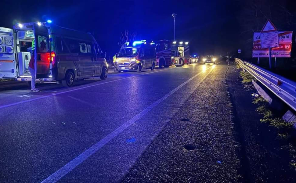 incidente 106 parco sibari cassano