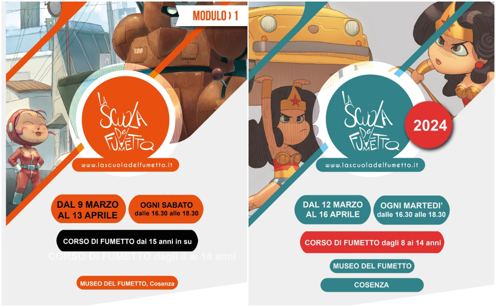 scuola fumetto cosenza