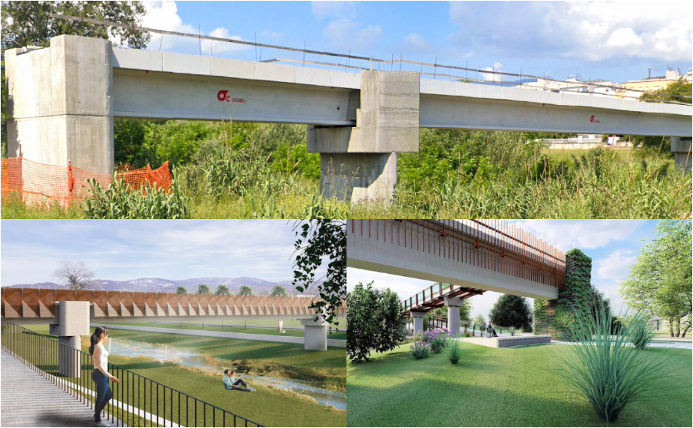 Ponte Pedonale Viale dei Giardini Rende