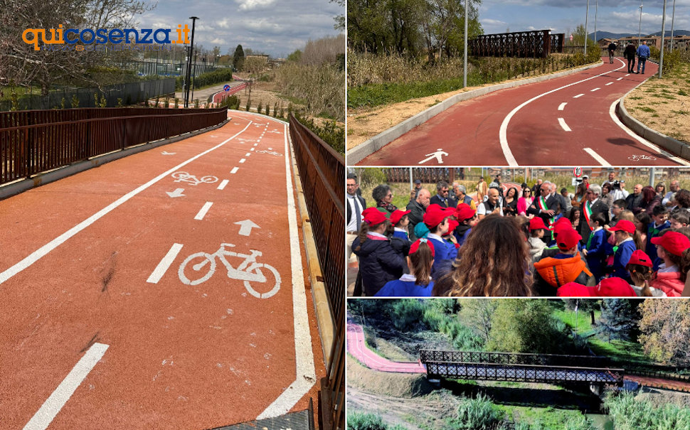 Ponte ciclopedonale Rende Cosenza vecchio ponte della ferrovia