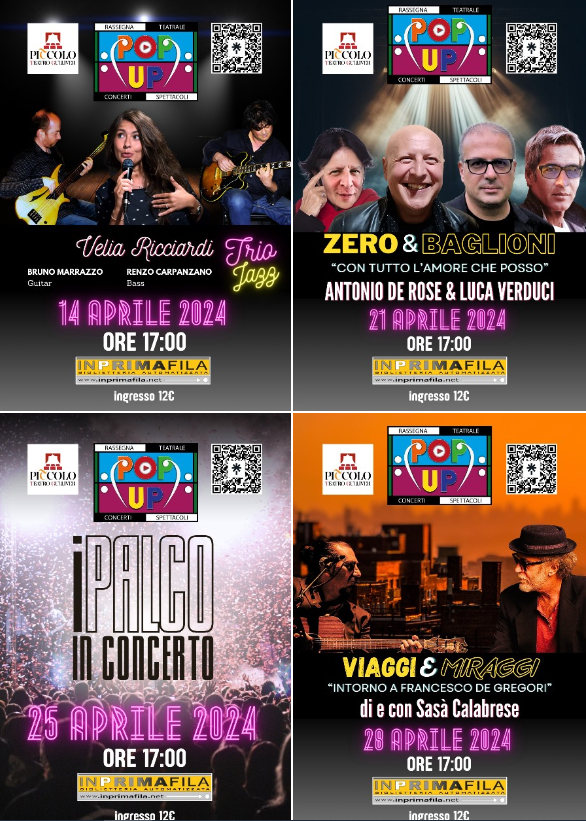 Rassegna Pop Up spettacoli