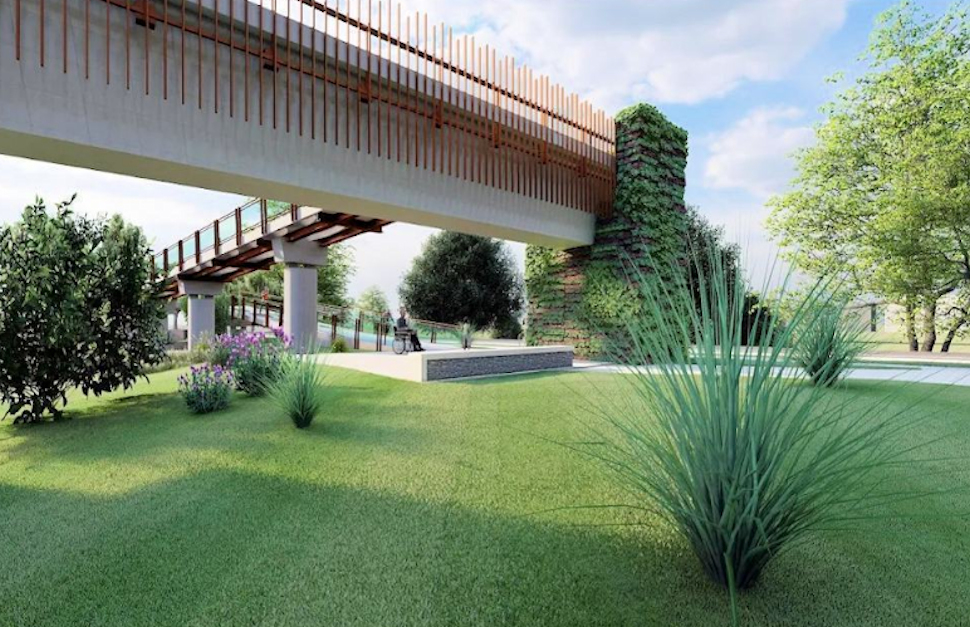 passerella pedonale di Viale dei Giardini