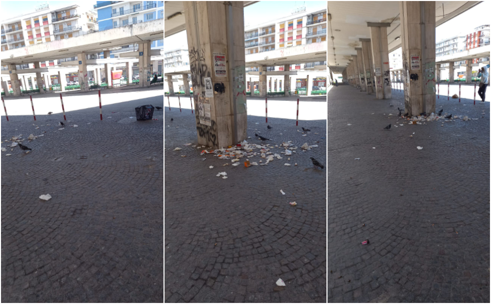 autostazione cosenza degrado sporcizia