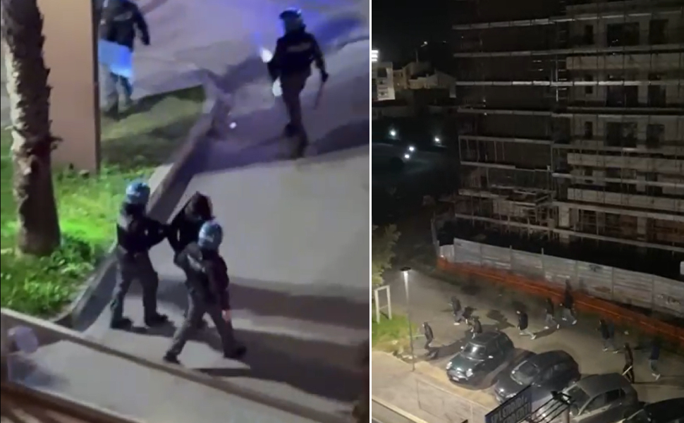 cosenza catanzaro scontri polizia