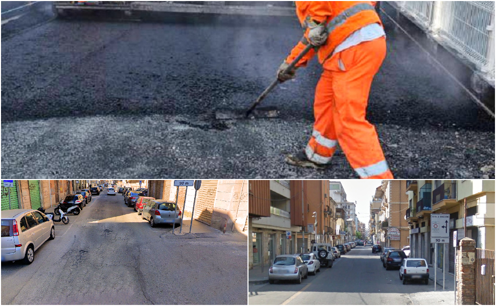 Bitumazione Via XXIV Maggio Cosenza