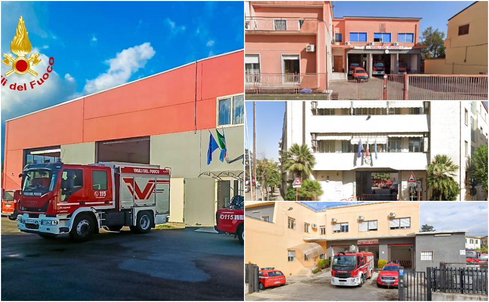Caserme e sedi vigili del fuoco Cosenza e provincia
