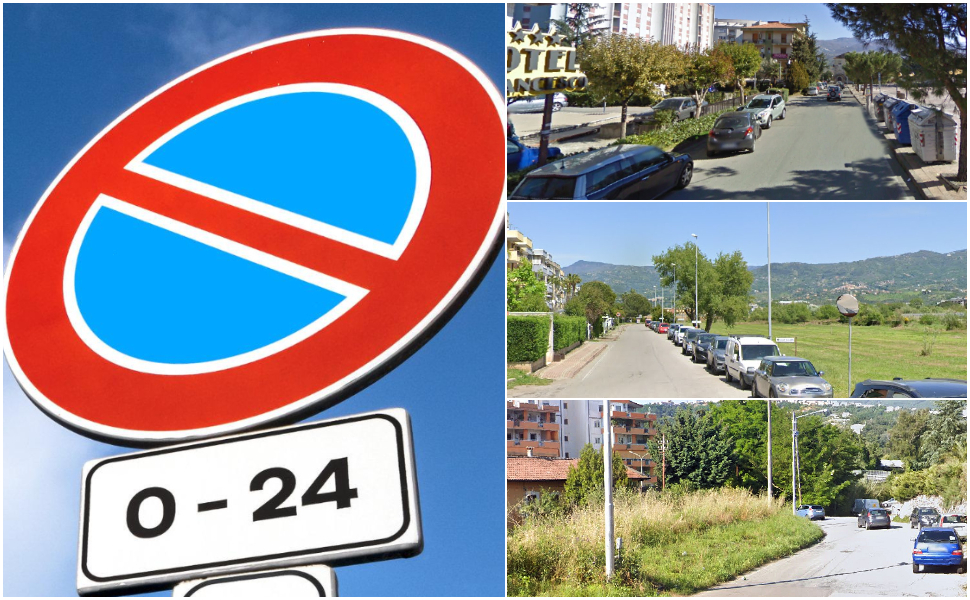 Divieto di sosta vie rende