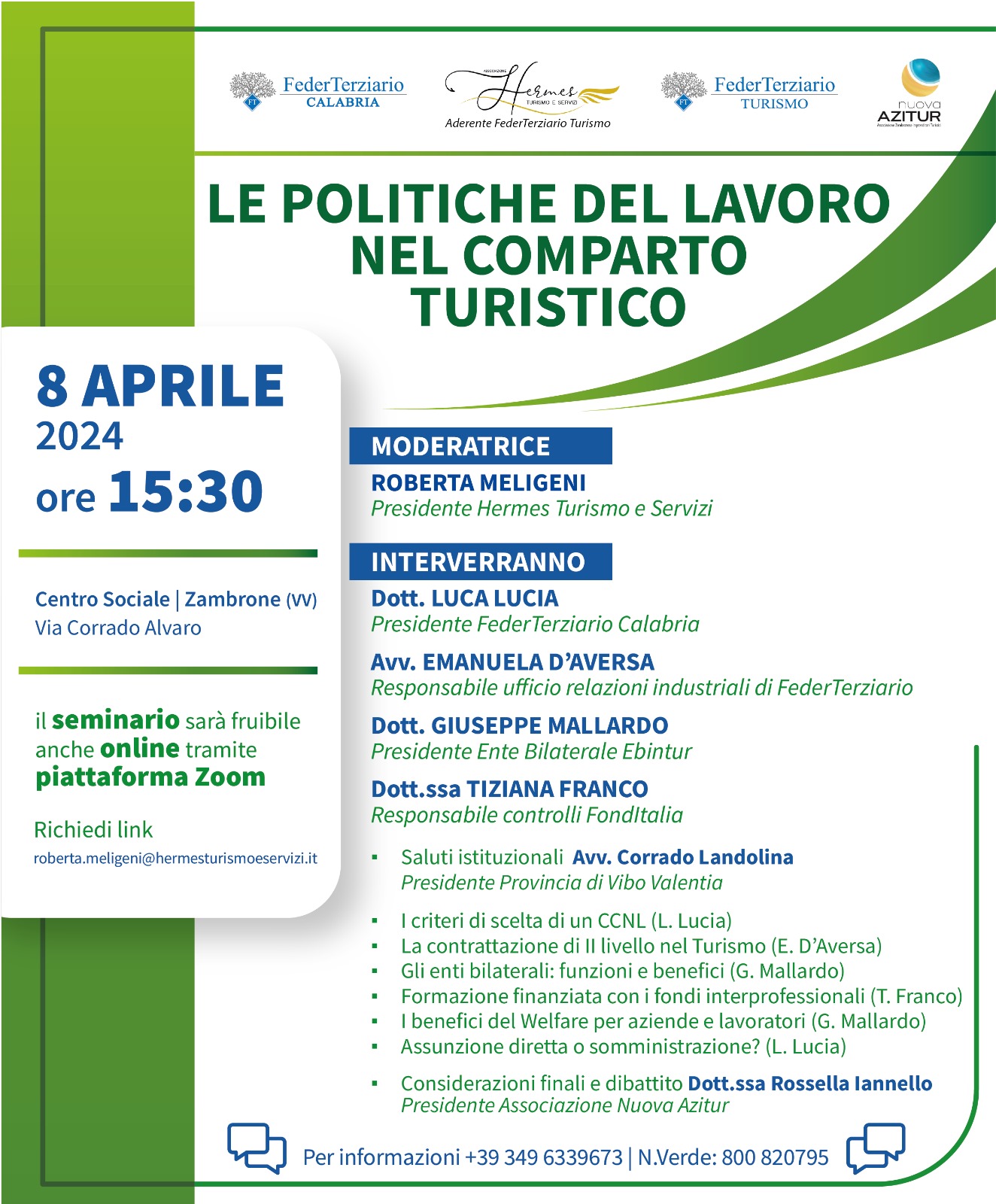 Locandina seminario gratuito