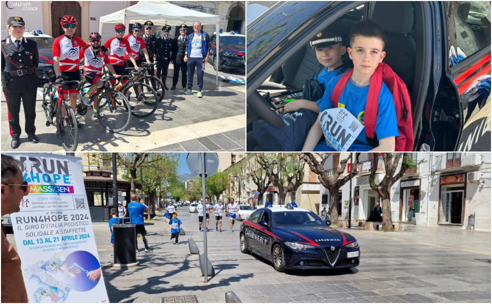 carabinieri run4hope castrovillari