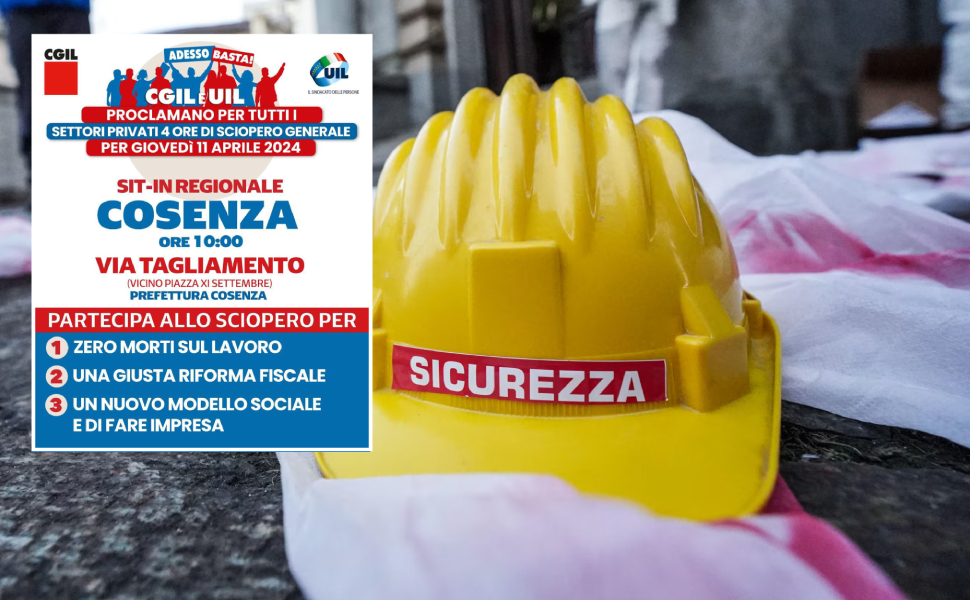 sicurezza lavoro cgil uil cosenza