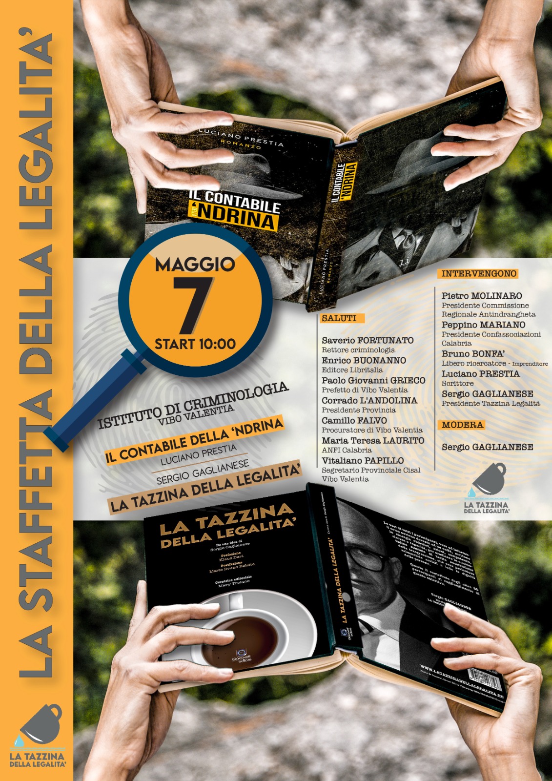 Locandina tazzina legalità