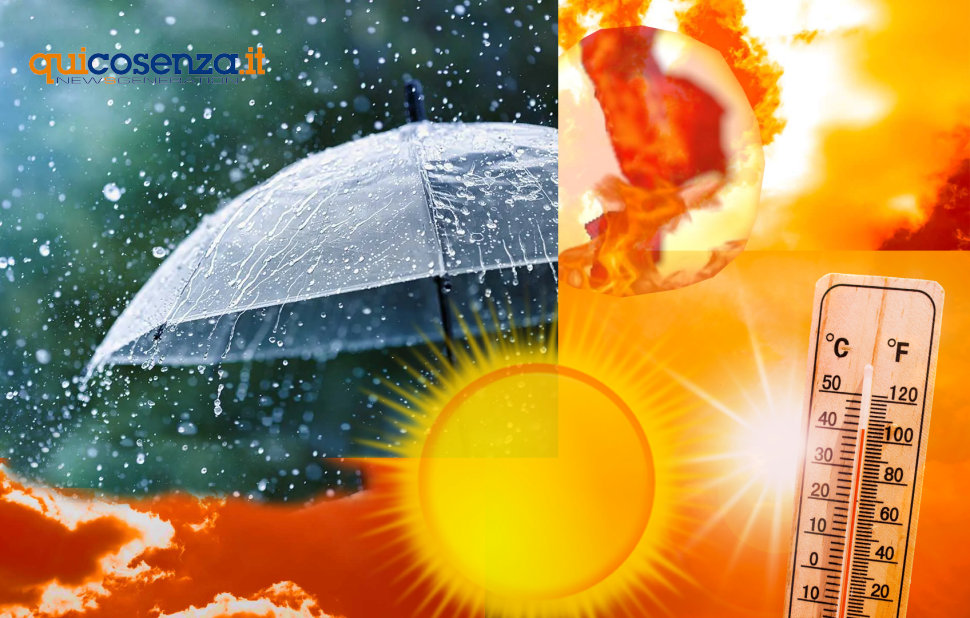 Meteo Cosenza caldo africano