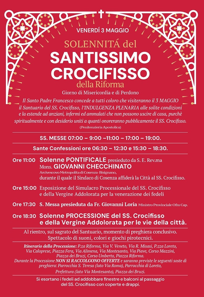 Santo crocifisso