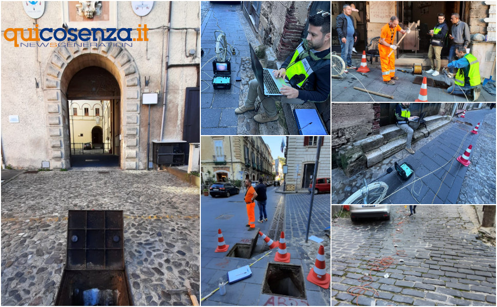 Sottoservizi Cosenza restyling centro storico