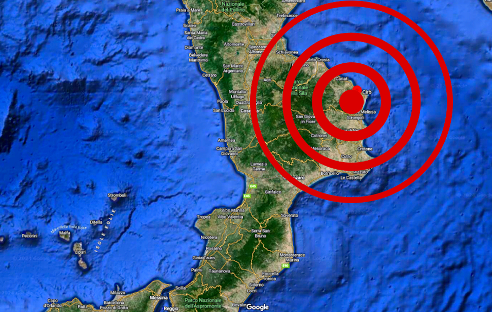 Scossa di Terremoto Cutro ok