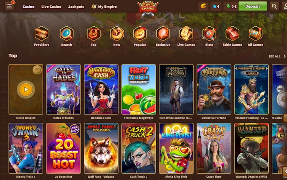 Myempire casino