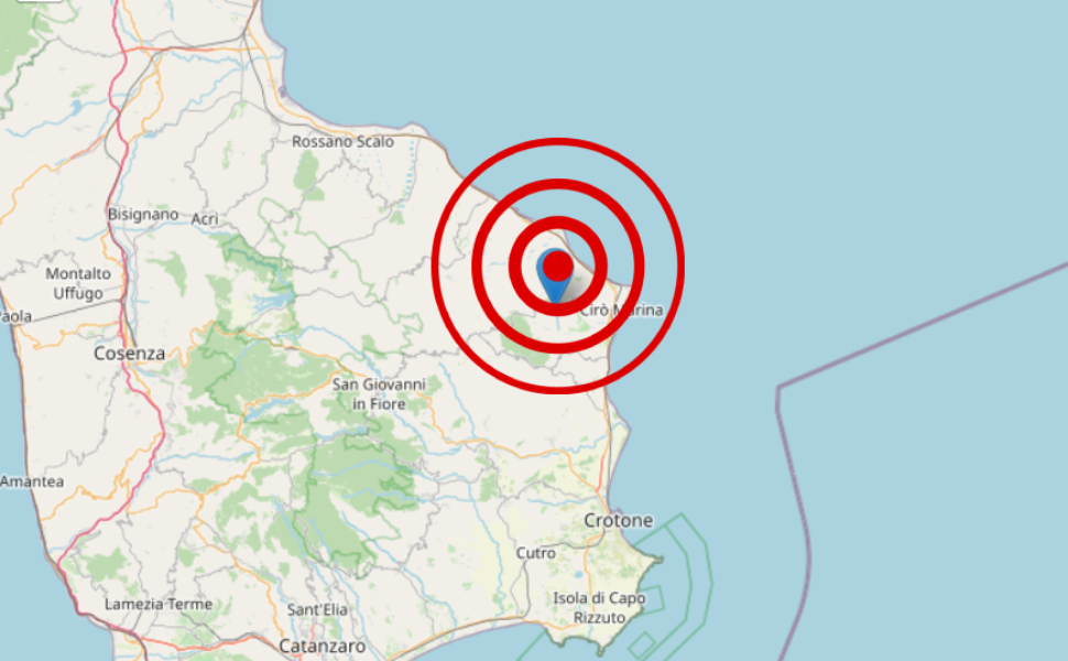 scossa terremoto cirò