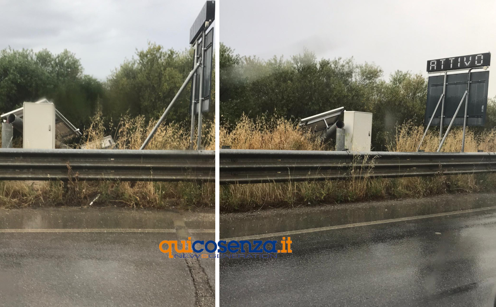 tarsia statale terme autovelox tagliato