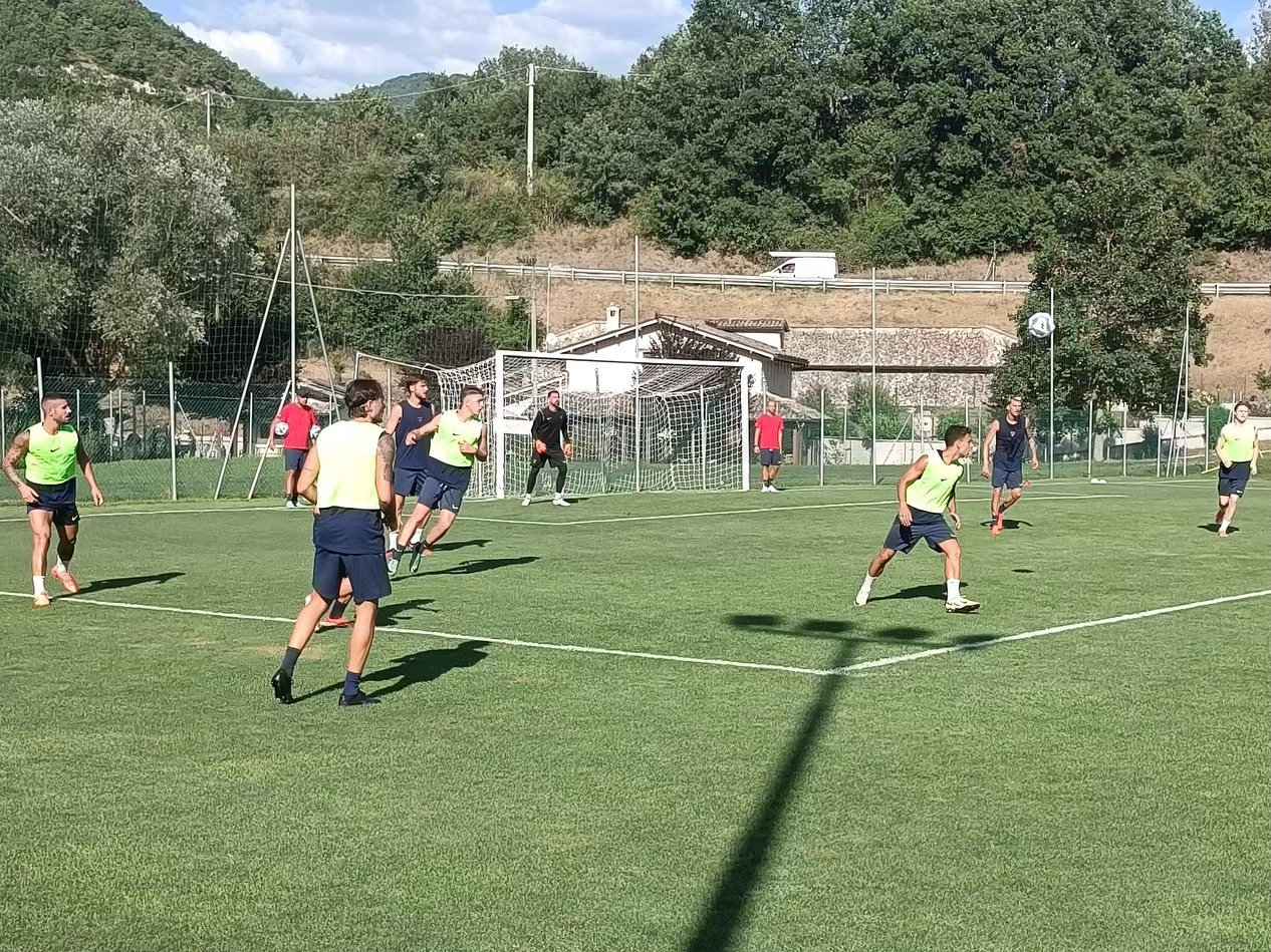 Cosenza allenamento