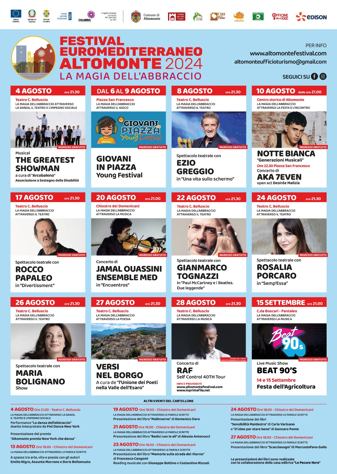 Festival Euromediterraneo Altomonte 2024_locandina news