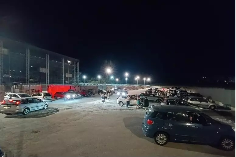 terremoto gente in strada