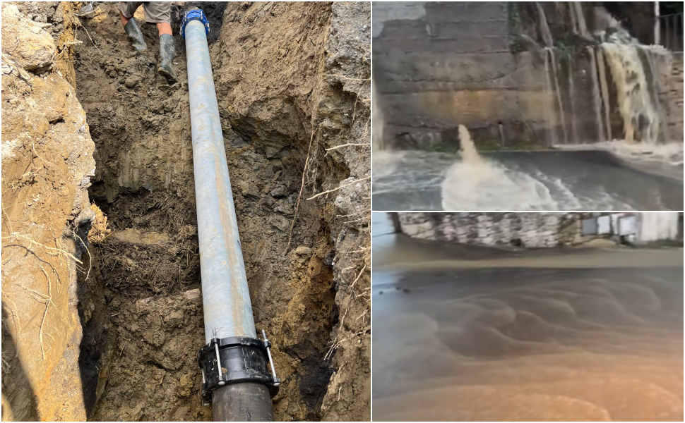 Amantea rottura tubo acqua