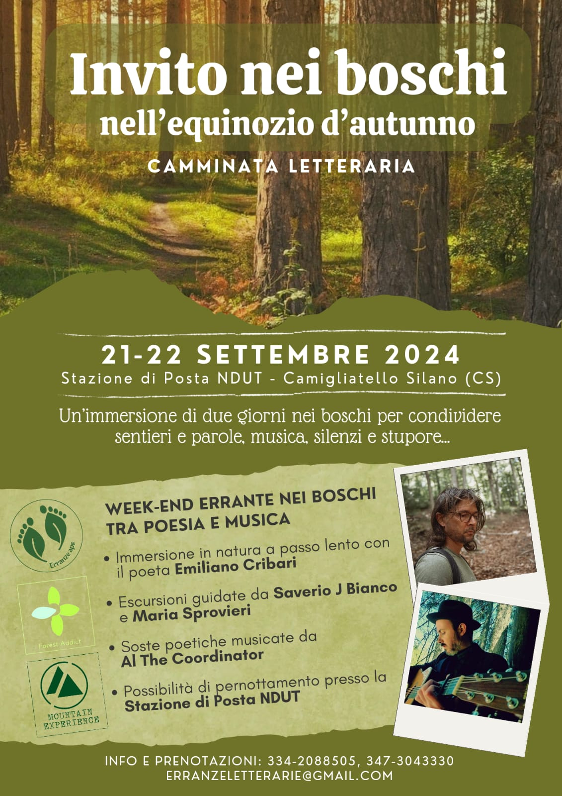Invito nei boschi programma