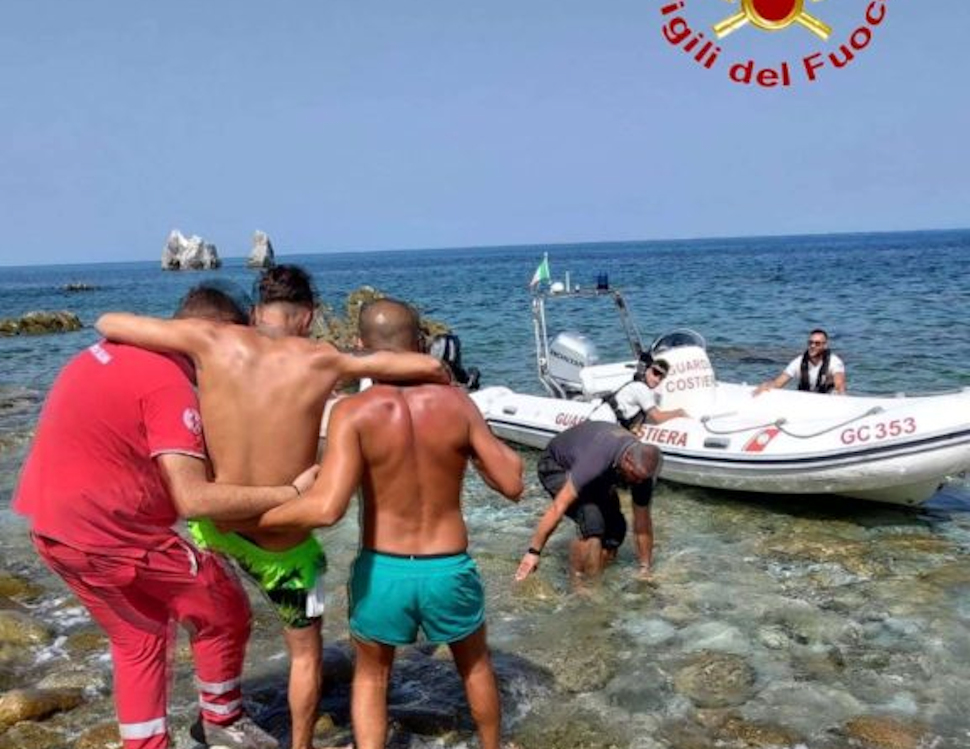 Soccorso vigili del fuoco Sub