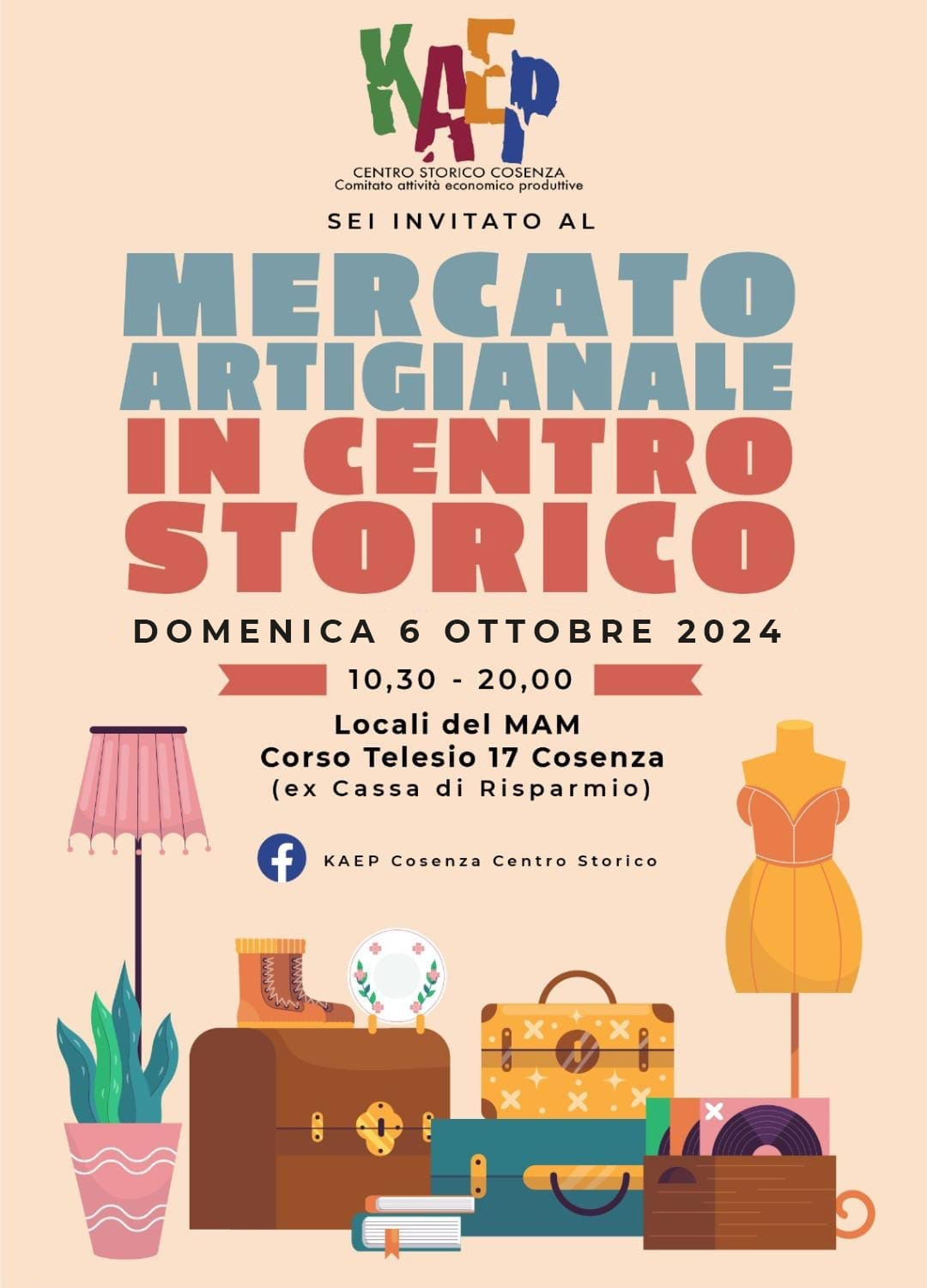 Mercatino artigianale in centro Storico