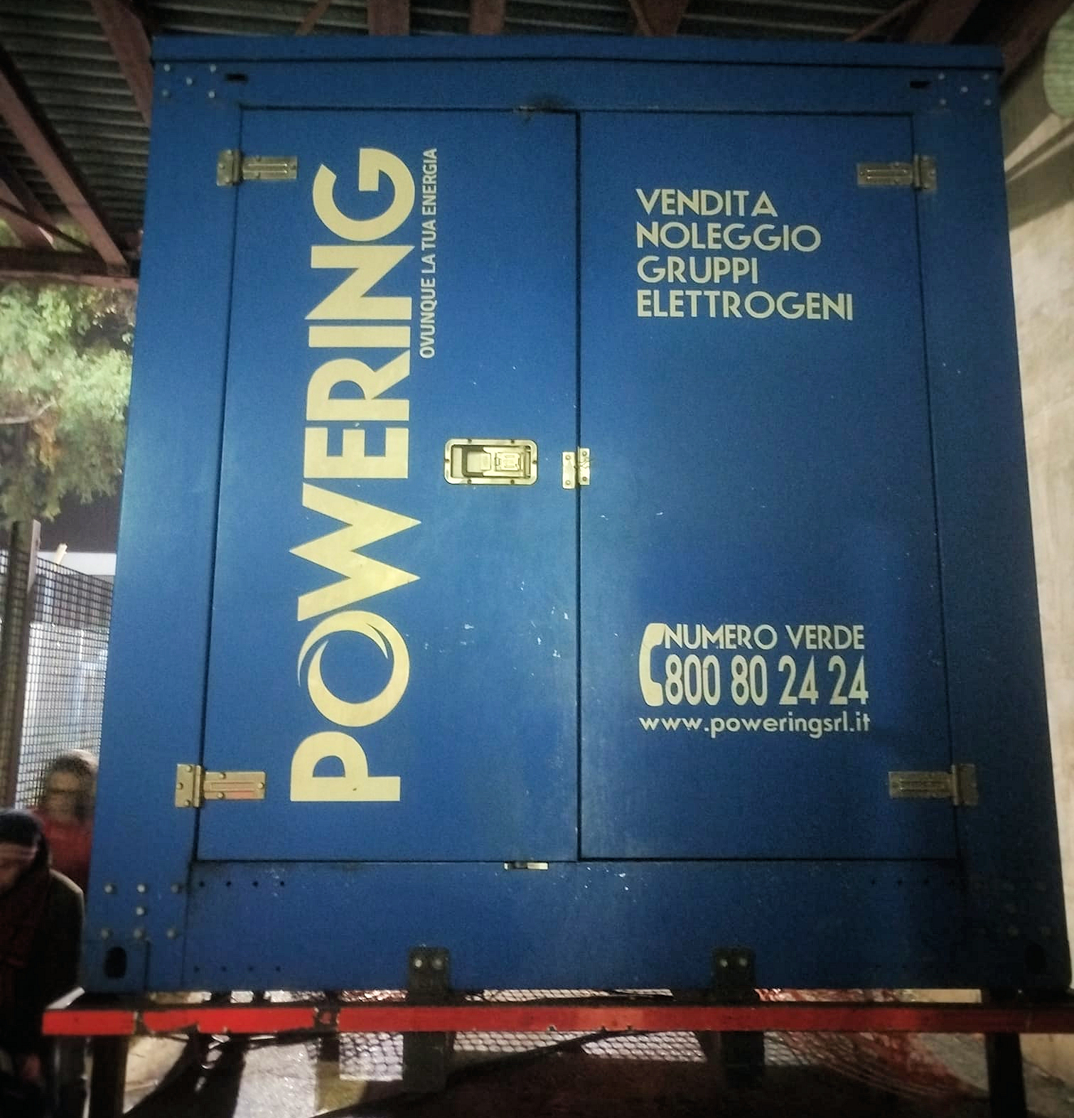 Gruppo elettrogeno Tribuna A