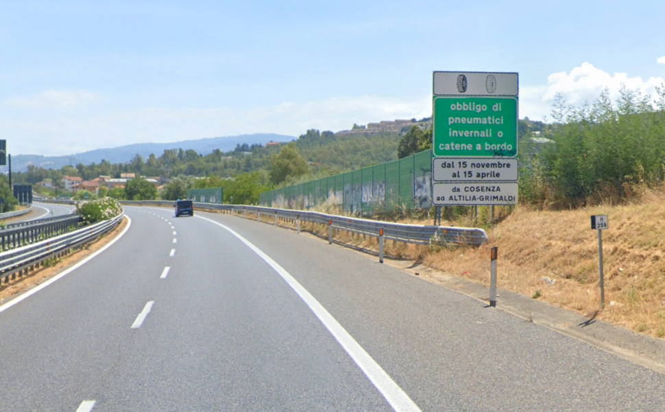 Obbligo catene o pneumatici invernali A2